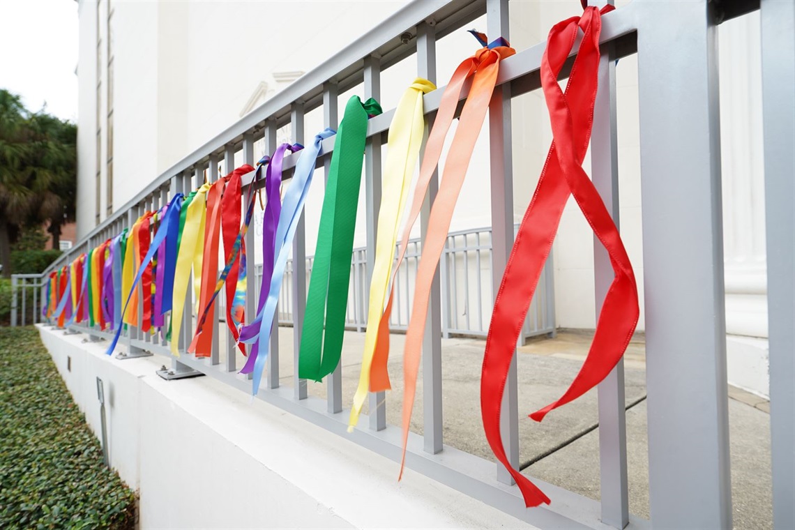 Rainbow ribbons